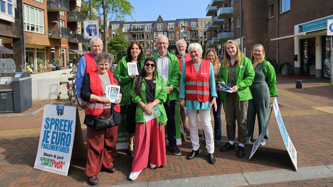 Op 24 mei 2024 voerden GroenLinks en PvdA Castricum al samen vrolijk campagne voor de Europese verkiezingen.
