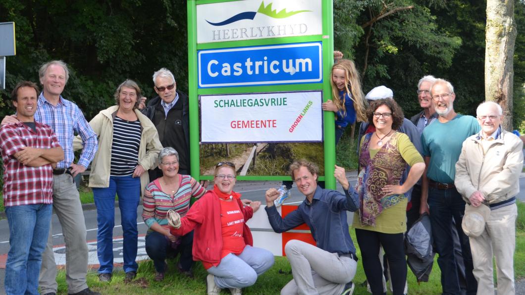 foto groenlinks castricum schaliegasvrij